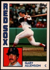 1984 Topps Tiffany #56 Gary Allenson NM+++ Red Sox