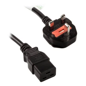 Kolink Premium-Netzkabel England (Type G) auf Kaltgerätestecker C19 - 1,8m - Bild 1 von 2