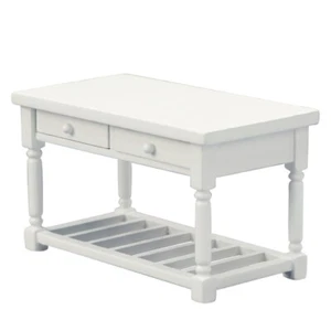 Dollhouse 1/12 Miniature Dining Table Study Desk Furniture Wooden Accessories - Picture 1 of 6