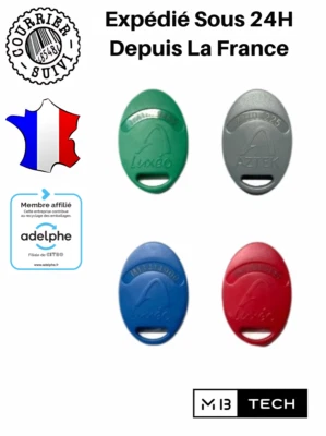 Badge Luxeo Aztek V1 |Neuf/Vierge | 1Pcs |Distributeur Café & Friandises| MBTech - Photo 1/3