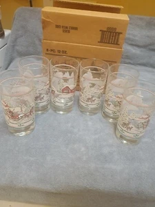 Home Interiors Geschenke - 6er Set Winter Urlaub Trinkgläser mit Box 8888 - Bild 1 von 4