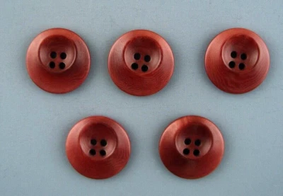 COLORFUL TAGUA NUT (COROZO) BUTTONS - SET OF 5 - Image 1 of 2