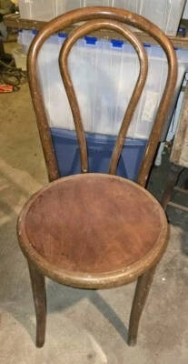 1940s WWII US Army Air Force Wooden Chair East Proc Dis Army Air Forces - Image 1 of 4