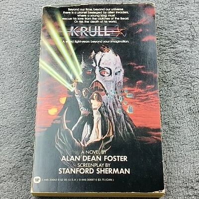KRULL by Alan Dean Foster 1983 Warner illustrated movie tie in paperback 1st Foto 1 de 4