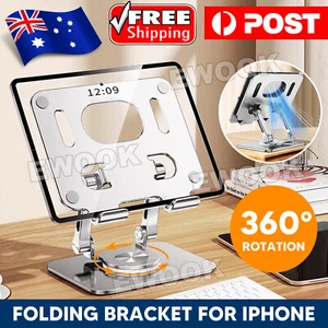 For iPhone iPad / iPad air mini Pro iPhone Galaxy Tab Mount Tablet Stand Holder - Picture 1 of 11
