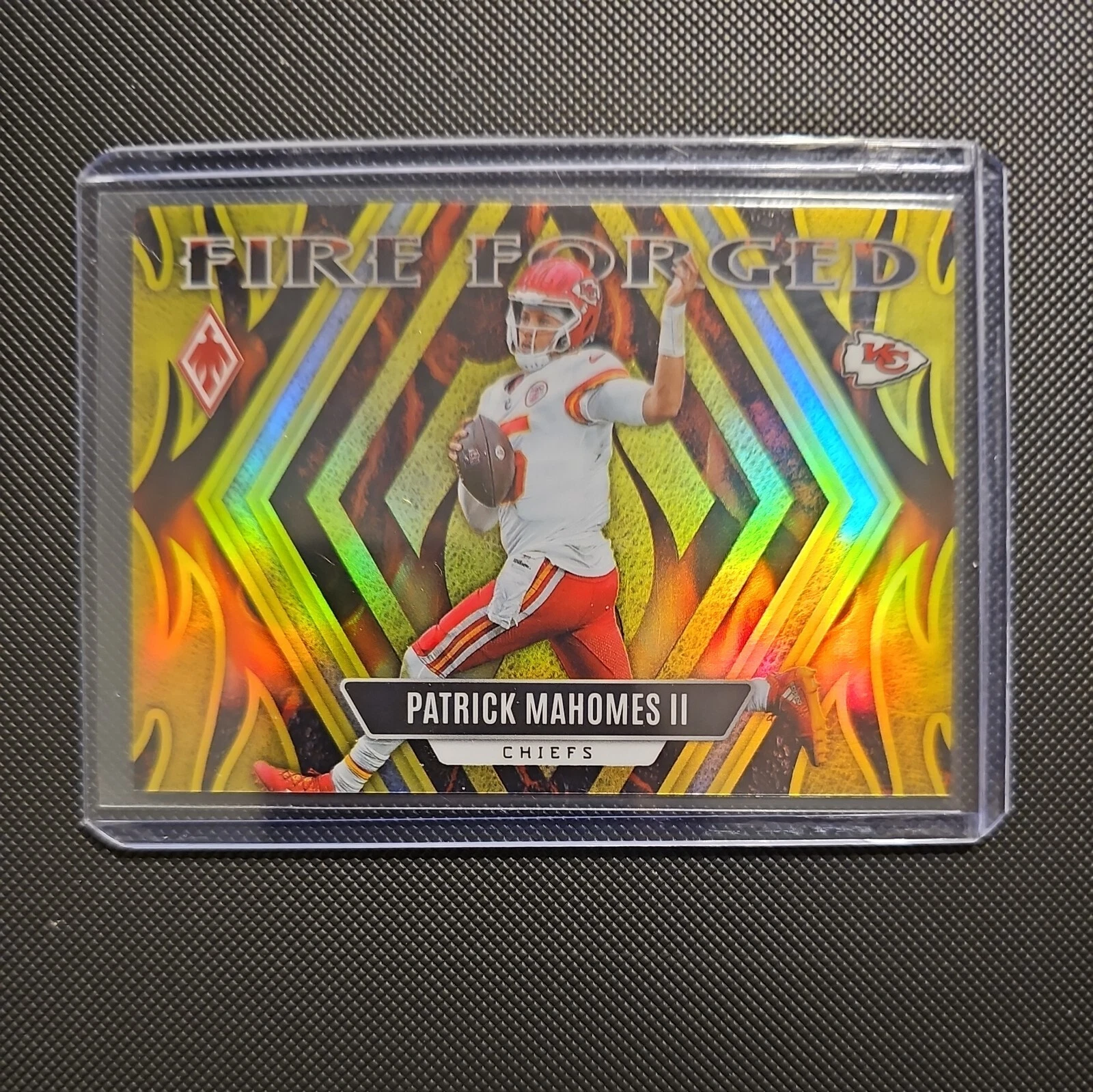 2023 Phoenix PATRICK MAHOMES Fire Forged Yellow /75 MINT FF-1 Panini