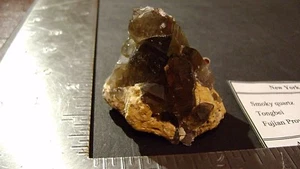 2 1/2" X 2 1/2" Terminated Smoky Quartz Crystals on Matrix - Tongbei, China NYSC - Picture 1 of 10