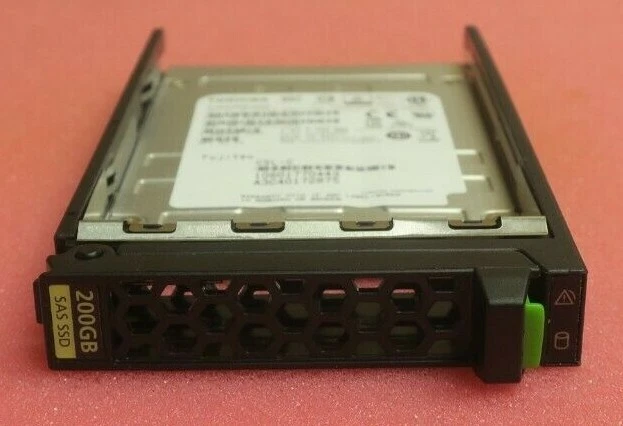 Fujitsu 200GB 2.5" SAS 12Gb/s Hot-Plug SSD Solid State Drive S26361-F5298-L200 - Image 1 of 4
