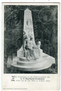 AK Krefeld,Enthüllungsfeier Seyffardt-Denkmal 1905 - Picture 1 of 2
