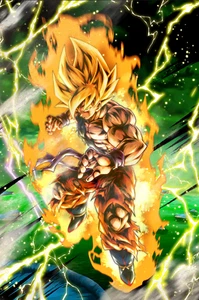 Dragon Ball Z Erwachsene Goku SSJ Namek Battle POSTER 24 x 18" SÜSS! - Bild 1 von 2