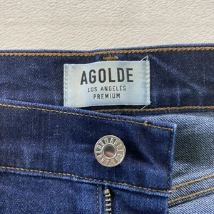 Agolde Jeans Womens Size 28 Bella Stretchy Dark Wash Denim Quality Cut 39396 USA - Picture 1 of 14