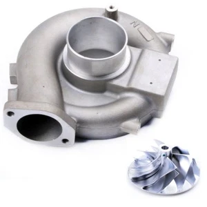 Carcasa del compresor TRITDT Turbo 2,5" y rueda de billete para Mitsubishi 4G63T EVO9 25G - Imagen 1 de 5