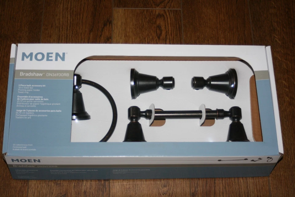 Moen Bradshaw DN3693ORB Decorative Bathroom Accessory Set - Oil-Rubbed Bronze