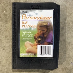 Mead The Personalizer Day Planner #47320 Black, 5 x 7 - New - Picture 1 of 3