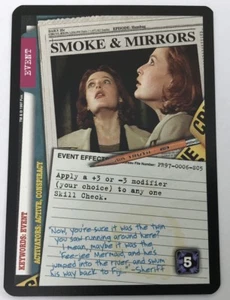 X-Files CCG Smoke & Mirrors #5 Promo Collectible Card Game - Picture 1 of 2