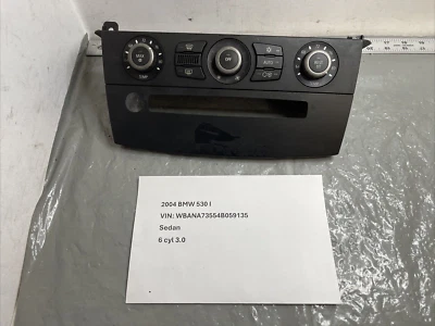 2004 宝马 530i 温度控制自动交流控制适用于 P/N 6411 6938551-01 — 第 1/4 张图片