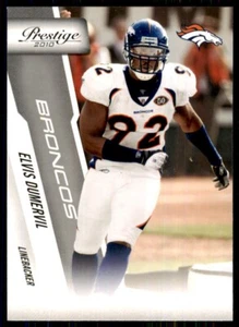 2010 Panini Prestige Elvis Dumervil Denver Broncos #60 NFL Football - Picture 1 of 2