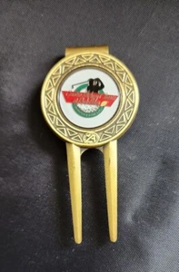 4 HEAD Golf Divot Tool Belt Clip Greater Hickory Classic Red Barn Champions Tour - Bild 1 von 5