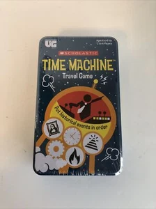 University Games Scholastic Time Machine Historical Travel Game Tin Box Sealed - Picture 1 of 3