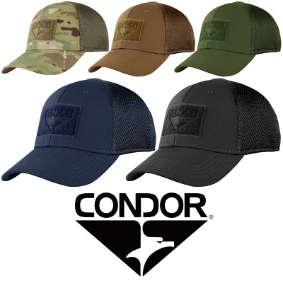 Condor 161140 Flex Hook Loop Patch Hiking Hunting Operator Tactical Mesh Cap Hat - Image 1 of 3