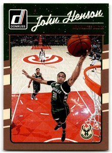 2016-17 Donruss John Henson Milwaukee Bucks #9
