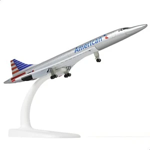 Modellino aereo in metallo pressofuso Concorde for America scala 1/300 - Foto 1 di 6