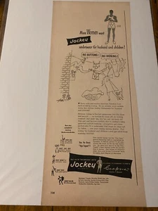 Vintage 1949 Jockey Underwear More Women Want ad - Picture 1 of 1