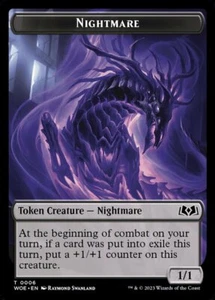 Token - Nightmare X4 (Wilds of Eldraine (2023)) MTG (NM) *CCGHouse* Magic - Picture 1 of 1
