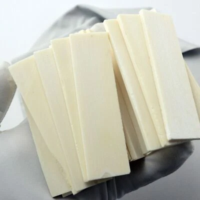 Cuchillo de hueso bovino de búfalo 4 piezas mango escalas losas hágalo usted mismo material de fabricación 95X25X4MM Foto 1 de 4