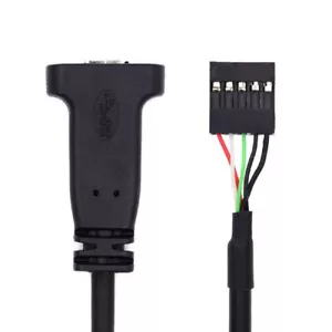 USB 3.1 Type C USB-C Female to USB 2.0 Motherboard 9pin 10pin Header Cable 20cm - Picture 1 of 6