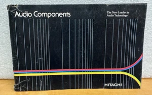 Hitachi Audio Produktkatalog Prospekt Verstärker Plattenspieler Kassettendeck 70er Jahre - Bild 1 von 7