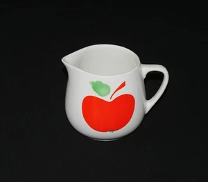 Vintage großer Krug Dekor roter Apfel - Granit Made in Hungary Ungarn - Bild 1 von 5