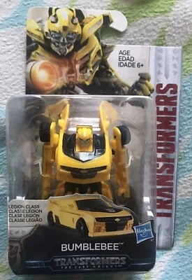 Transformers THE LAST KNIGHT TLK BUMBLEBEE MOSC 2017 LEGION RARE . - Image 1 of 4