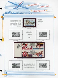 UNITED STATES - AIR POST - White Ace Album Page Lot #36 - SEE SCAN - $$$ - Picture 1 of 1