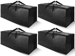 Confezione da 4 Borse da Spostamento Extra Large Resistenti con Cinghie per Zaino - Forte Maniglia... - Foto 1 di 8