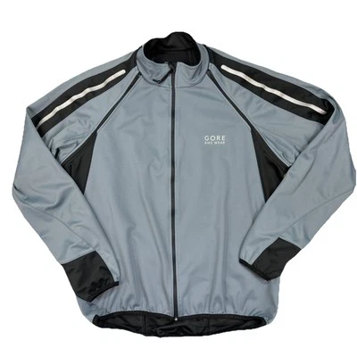 Gore Bikewear Mens Windstopper Softshell Running Cycling Jacket Grey  Size 2XL - Image 1 of 4