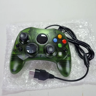 Original Xbox Controller -Crystal Clear Dark Green- Controller for Original Xbox - Image 1 of 4