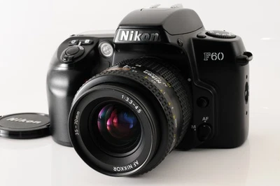 [Near MINT ]Nikon F60 SLR 35mm Film Camera AF 35-70mm F3.3-4.5 Lens FROM JAPAN - Image 1 of 4