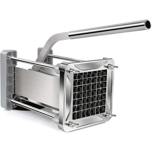 French Fry Cutter, Tagliapatate Professionale in Acciaio Inox con 1/2 Pollice B... - Foto 1 di 8