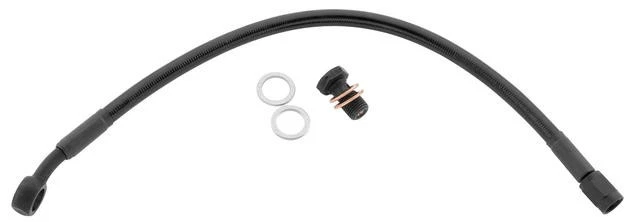 Goodridge Premium Brake Line Kit ABS +8" Front Black Harley Davidson Road Glide - Image 1 of 1
