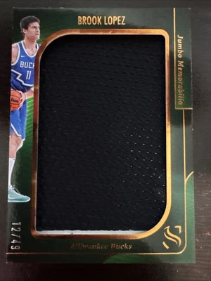 Parche Jumbo 2024-25 Panini Silhouette Brook Lopez Juego Usado/49 Foto 1 de 2