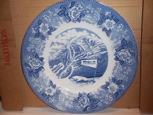 VINTAGE WHITEFACE MOUNTAINS - ADIRONDACKS NY 10" SOUVENIRTELLER - Bild 1 von 4