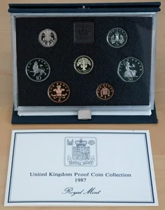 United Kingdom Proof Coin Collection 1987 - COA - Picture 1 of 8