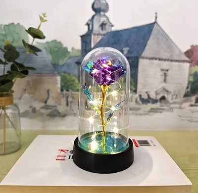 1pc Artificial Rose Eternal LED Flower Gift–Romantic Valentine’s & Wedding Decor - Image 1 of 4