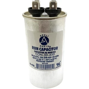 Appli Parts Run Capacitor for ac 30 Mfd uF (microfarads) 370 VAC or 450 VAC CBB6 - Picture 1 of 8