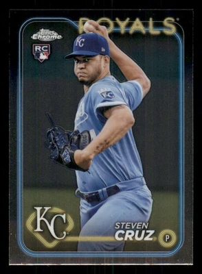 2024 Topps Chrome #187 Steven Cruz RC - Image 1 of 2