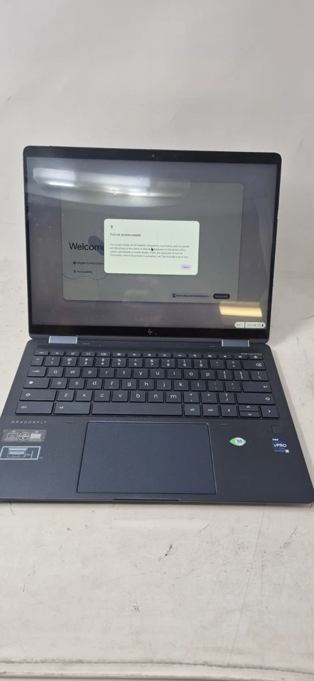 HP Elite Dragonfly Chromebook 13.5 QHD Touch I5-1245U 16gb 256B SSD CHROME - Image 1 of 4