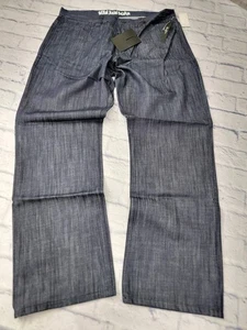 Vintage Sean John Baggy Relaxed Jeans Herren 38x34 Wide Leg Dunkelblau Y2K Jeans - Bild 1 von 9