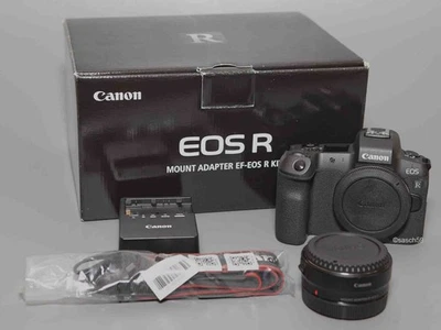 Canon EOS R  EF/RF Kit- Wie Neu-Rechnung mit MwSt + Gewährleistung - Bild 1 von 4