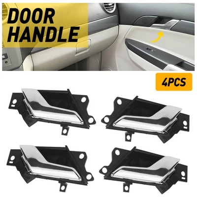 4Pcs Left & Inner Right Door Handle For 2012 2013 2014 2015 Chevy Captiva Sport - Imagem 1 de 4